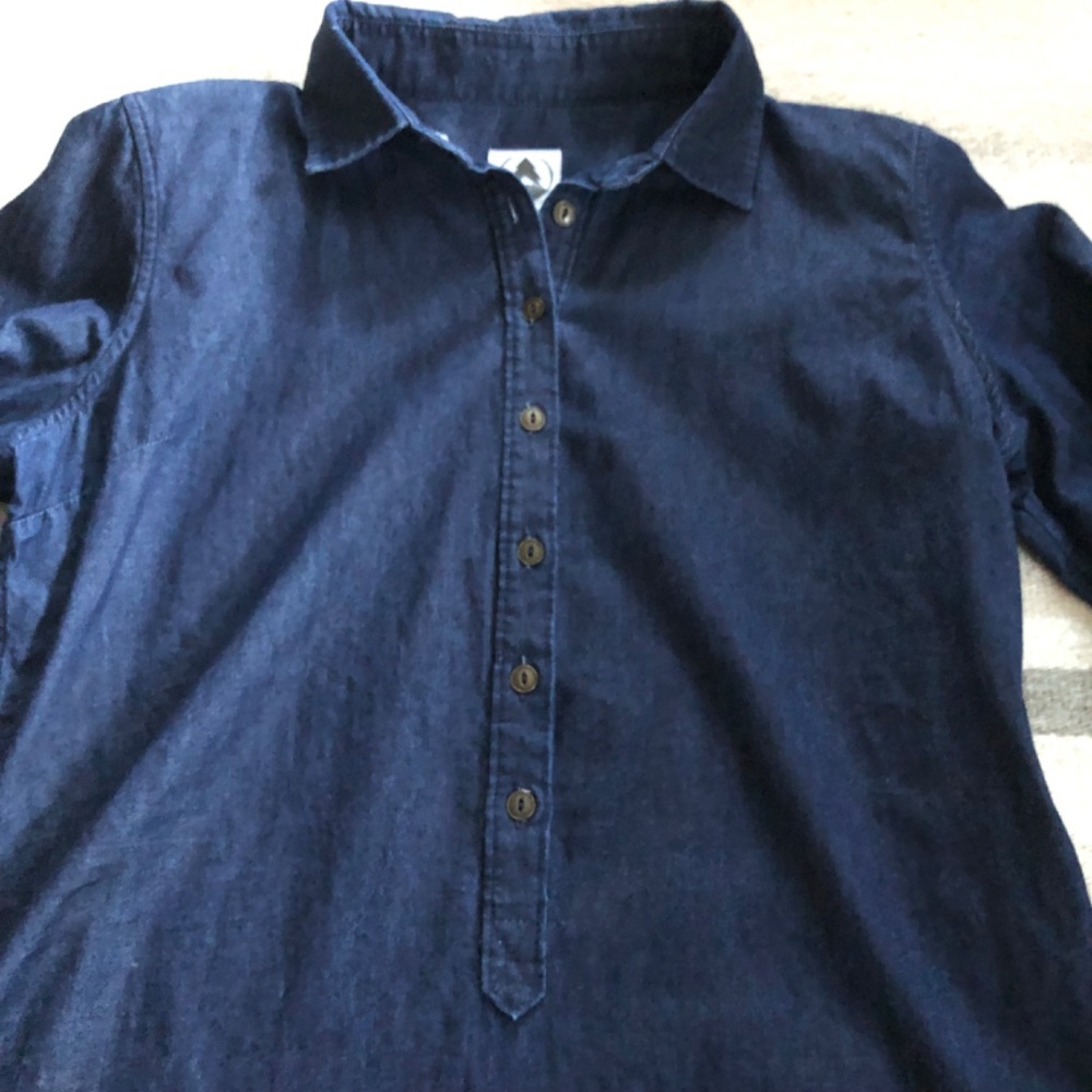 Tradlands Hatteras Pop Over Denim Shirt - Picture 5 of 14